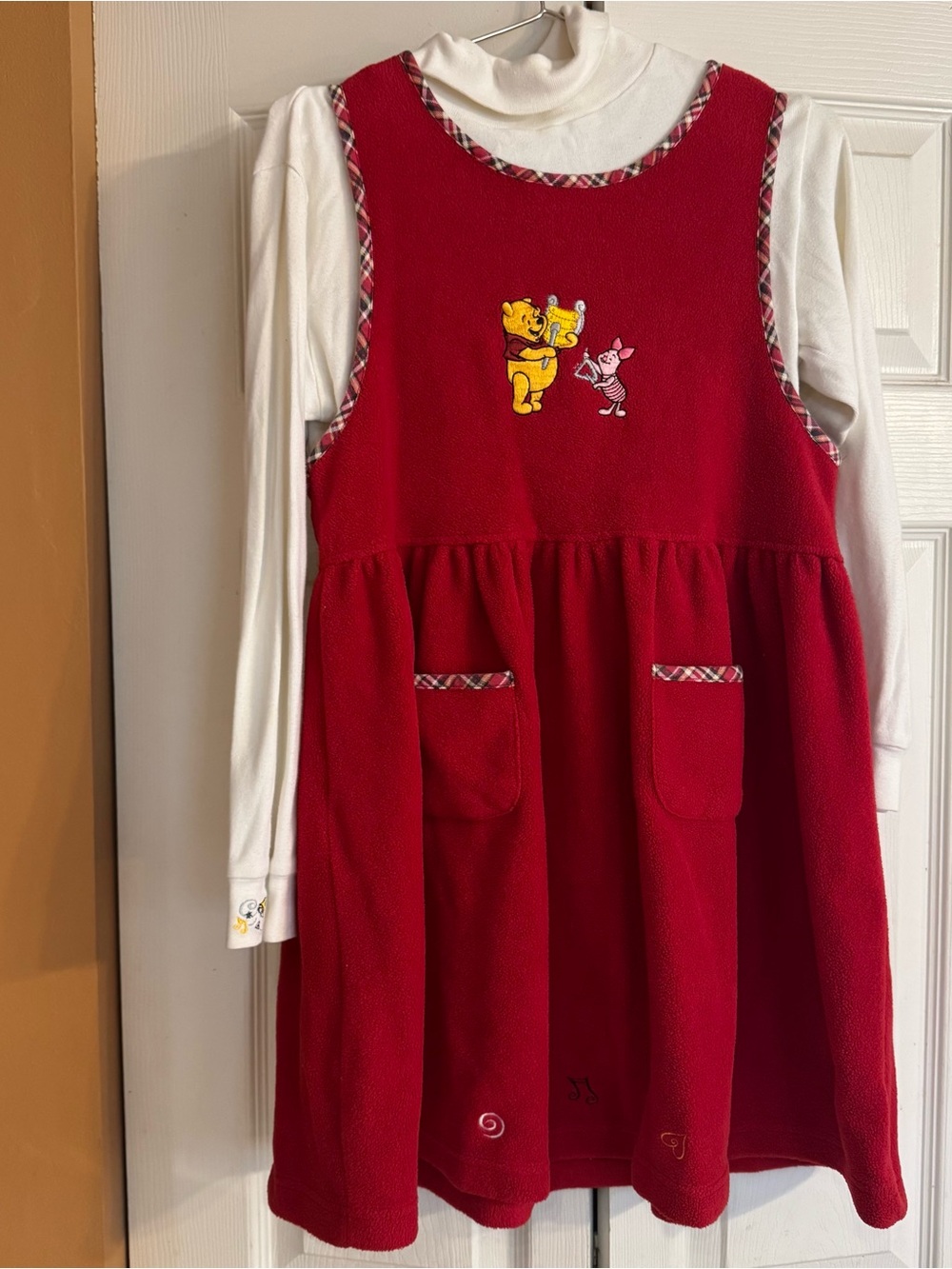 90’s Disney Catalog Pooh Dress + Turtleneck Vintage VTG